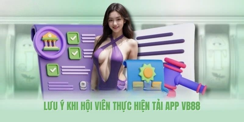 Lưu ý khi hội viên thực hiện tải app VB88